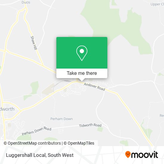 Luggershall Local map