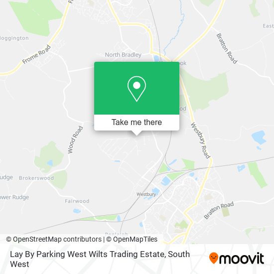 Lay By Parking West Wilts Trading Estate map