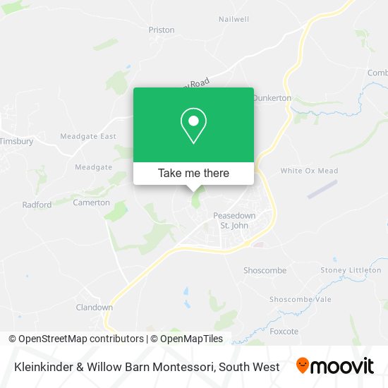 Kleinkinder & Willow Barn Montessori map