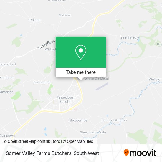 Somer Valley Farms Butchers map