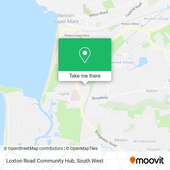 Loxton Road Community Hub map