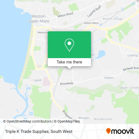 Triple K Trade Supplies map