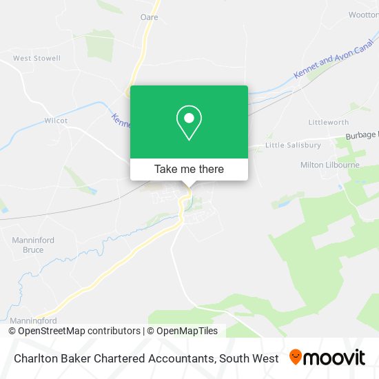 Charlton Baker Chartered Accountants map