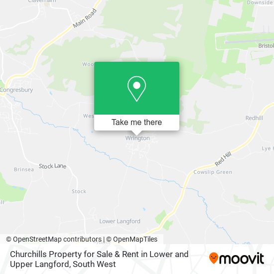 Churchills Property for Sale & Rent in Lower and Upper Langford map