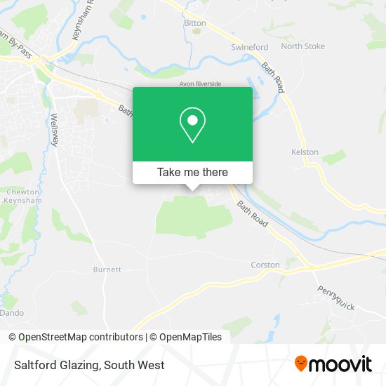 Saltford Glazing map