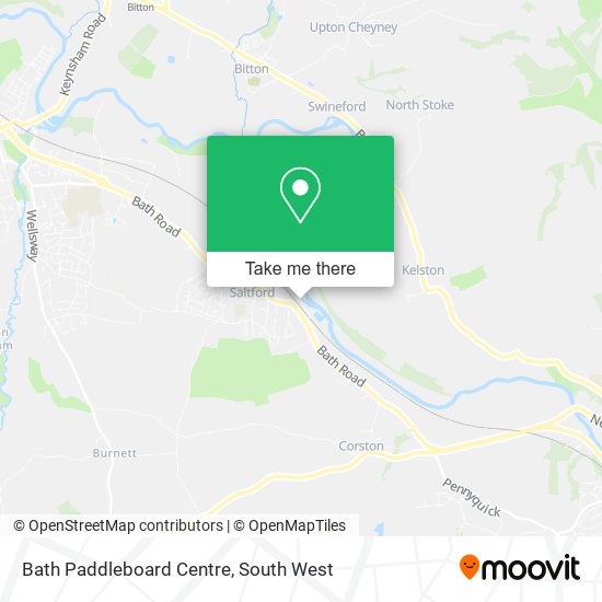 Bath Paddleboard Centre map