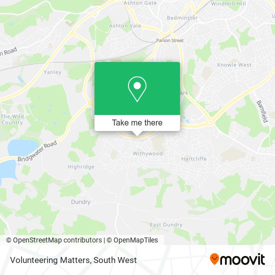 Volunteering Matters map