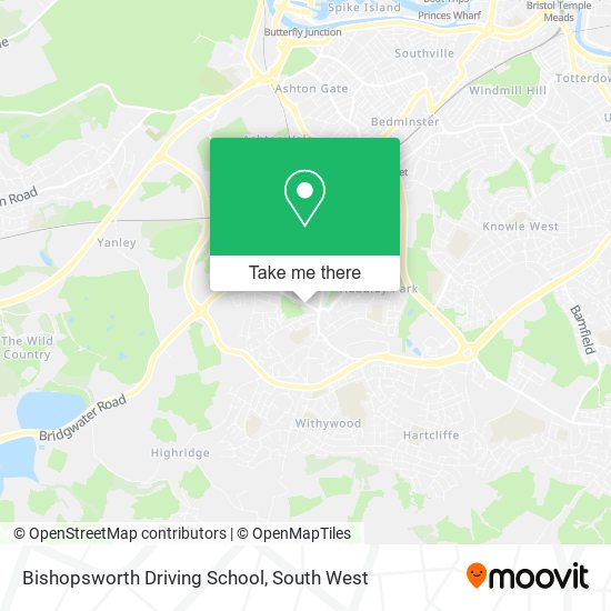 Bishopsworth Driving School map