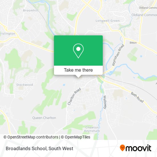 Broadlands School map