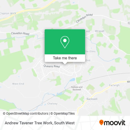 Andrew Tavener Tree Work map