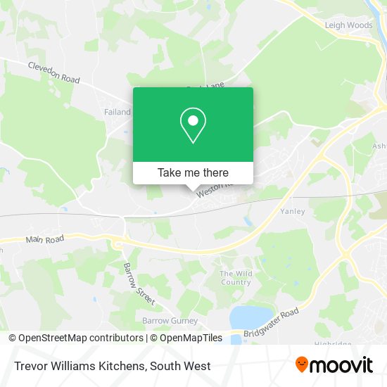 Trevor Williams Kitchens map