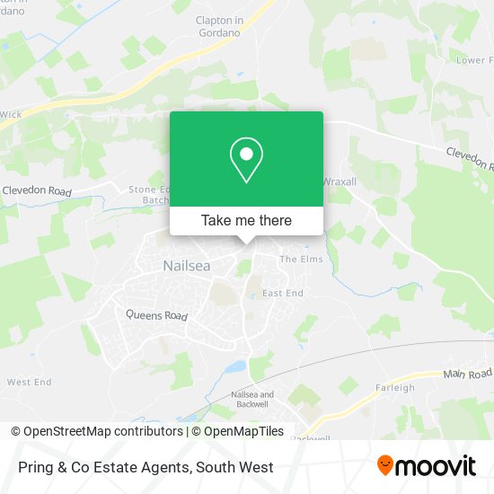 Pring & Co Estate Agents map