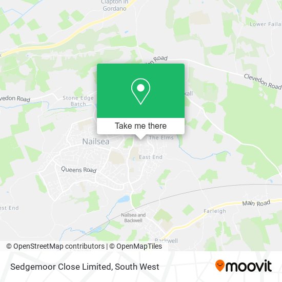 Sedgemoor Close Limited map