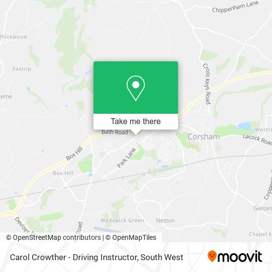 Carol Crowther - Driving Instructor map