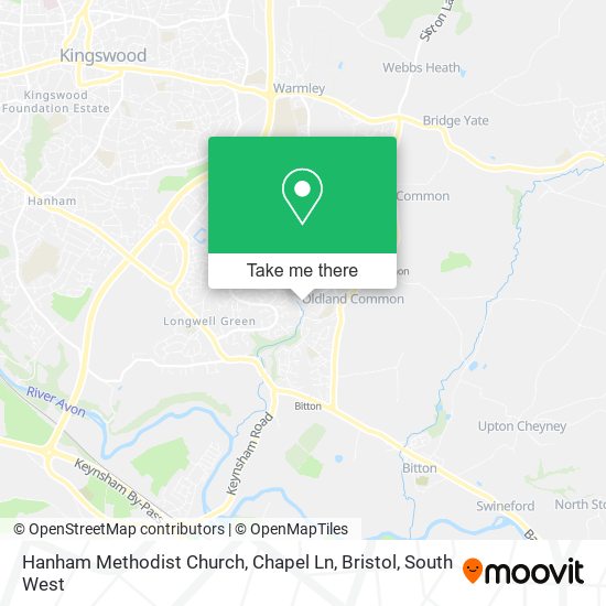 Hanham Methodist Church, Chapel Ln, Bristol map