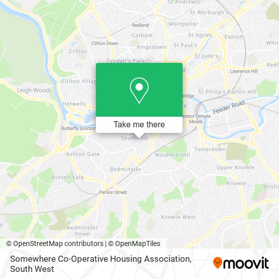 Somewhere Co-Operative Housing Association map