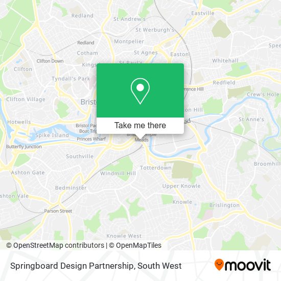 Springboard Design Partnership map