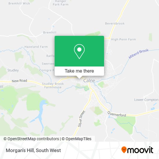 Morgan's Hill map
