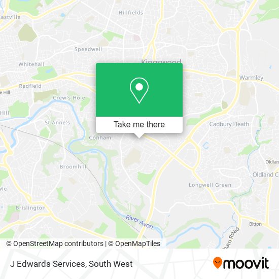 J Edwards Services map