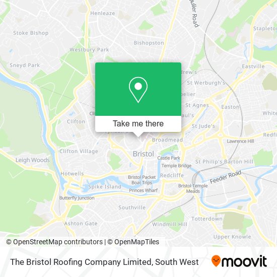 The Bristol Roofing Company Limited map