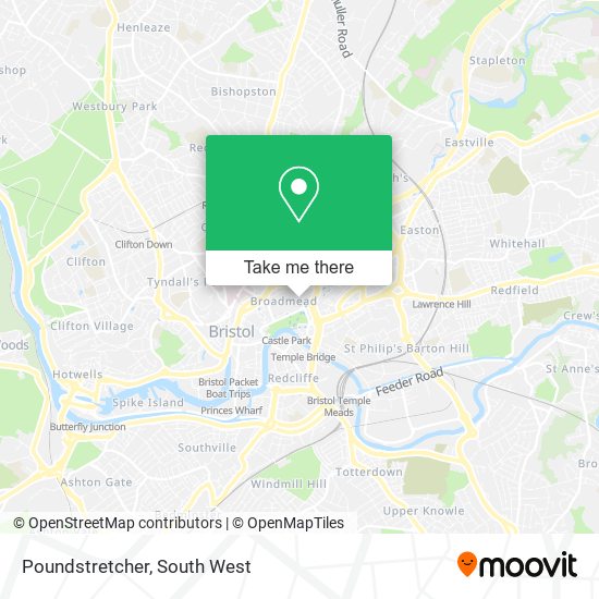 Poundstretcher map