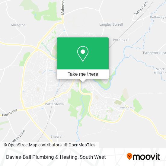 Davies-Ball Plumbing & Heating map