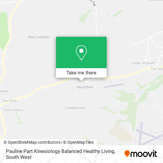 Pauline Part Kinesiology Balanced Healthy Living map