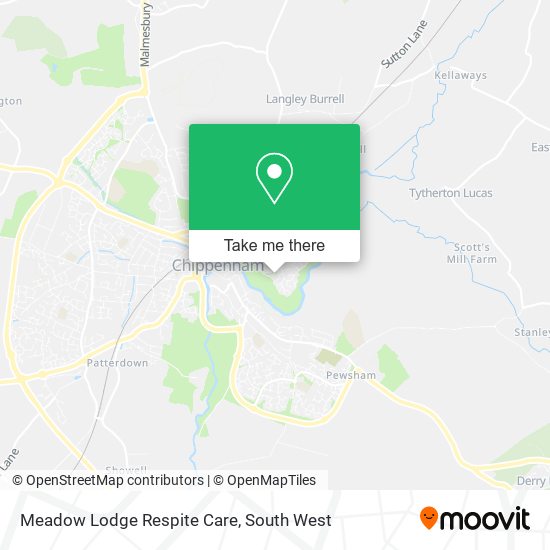 Meadow Lodge Respite Care map