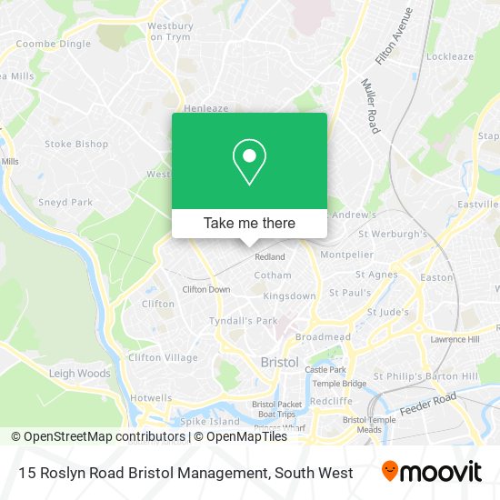 15 Roslyn Road Bristol Management map