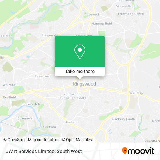 JW It Services Limited map