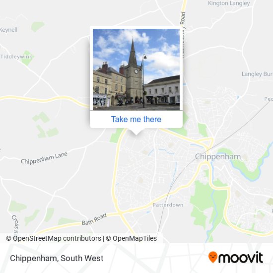 Chippenham map