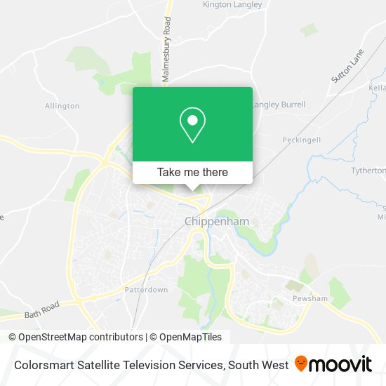 Colorsmart Satellite Television Services map