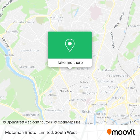 Motaman Bristol Limited map