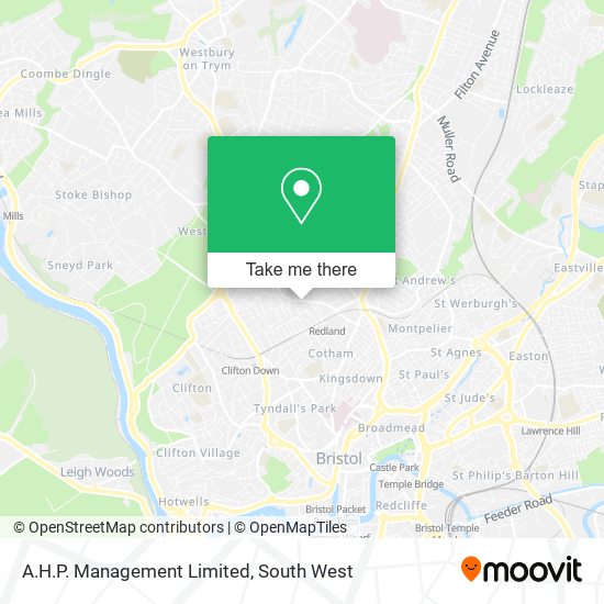 A.H.P. Management Limited map