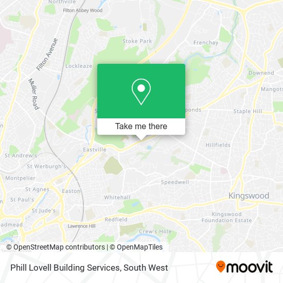 Phill Lovell Building Services map