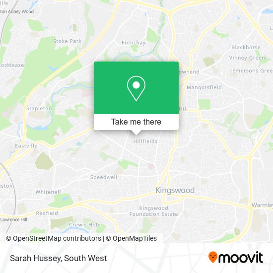 Sarah Hussey map