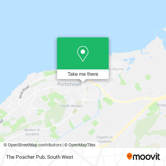 The Poacher Pub map