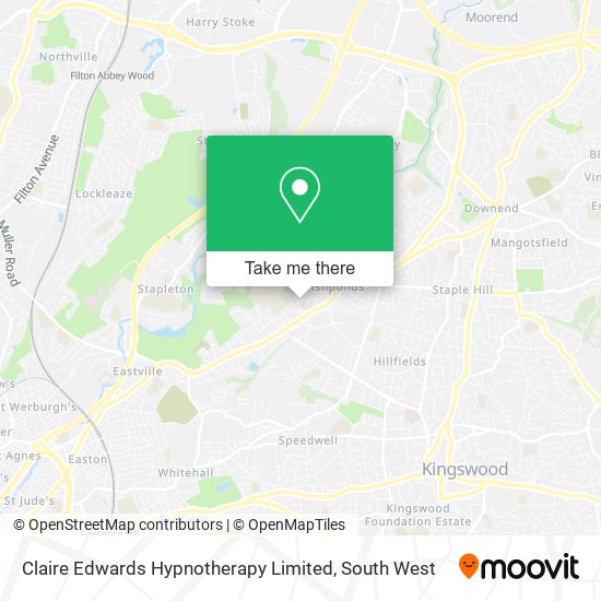 Claire Edwards Hypnotherapy Limited map