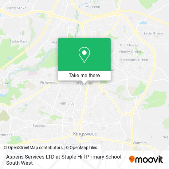 Aspens Services LTD at Staple Hill Primary School map
