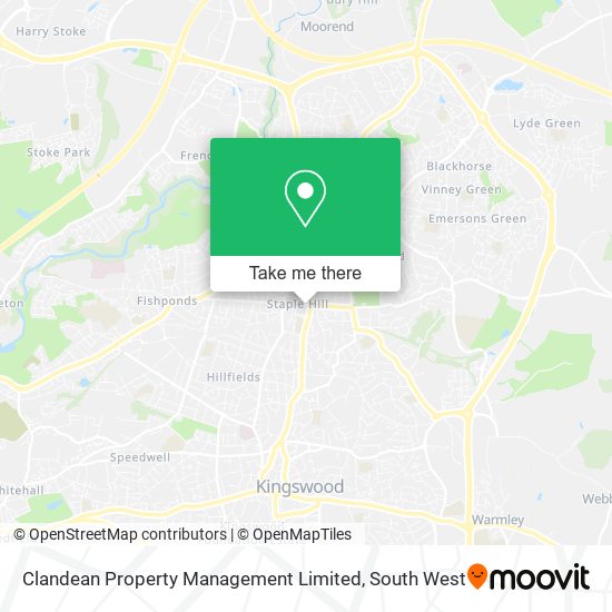 Clandean Property Management Limited map