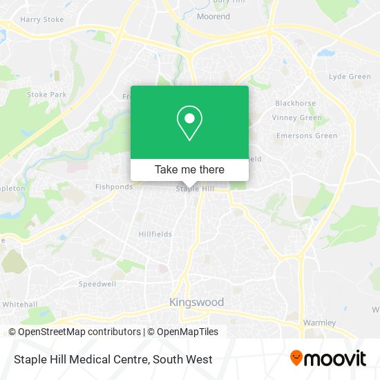 Staple Hill Medical Centre map