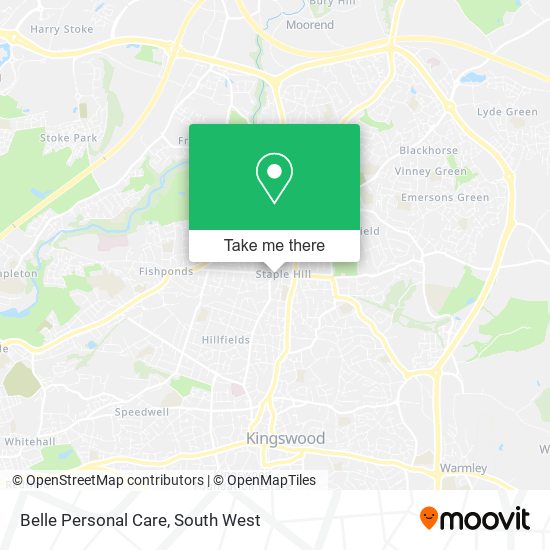 Belle Personal Care map