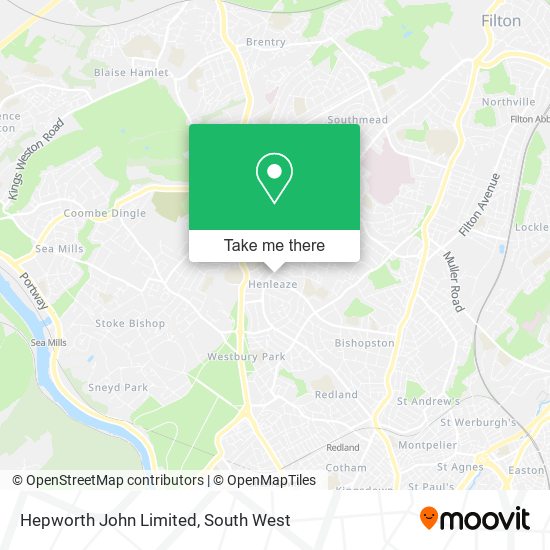 Hepworth John Limited map