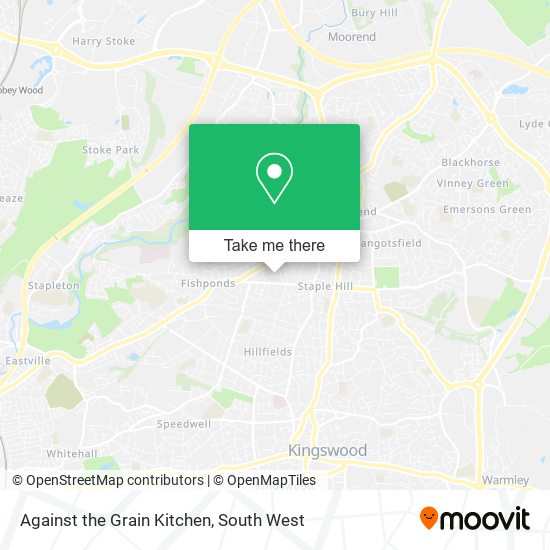 Against the Grain Kitchen map
