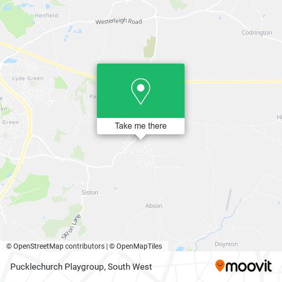 Pucklechurch Playgroup map