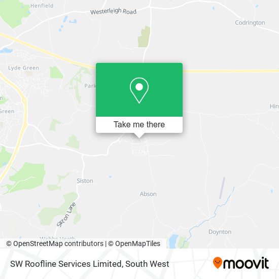 SW Roofline Services Limited map