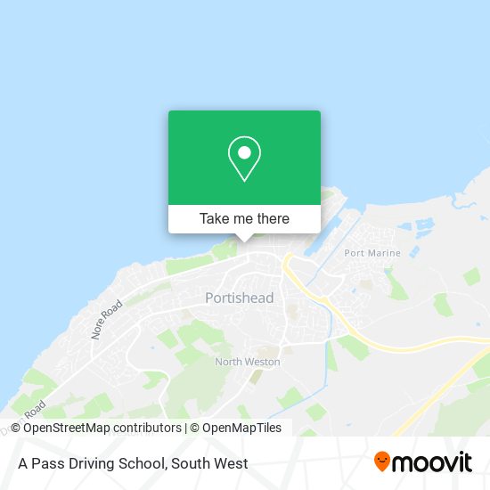 A Pass Driving School map