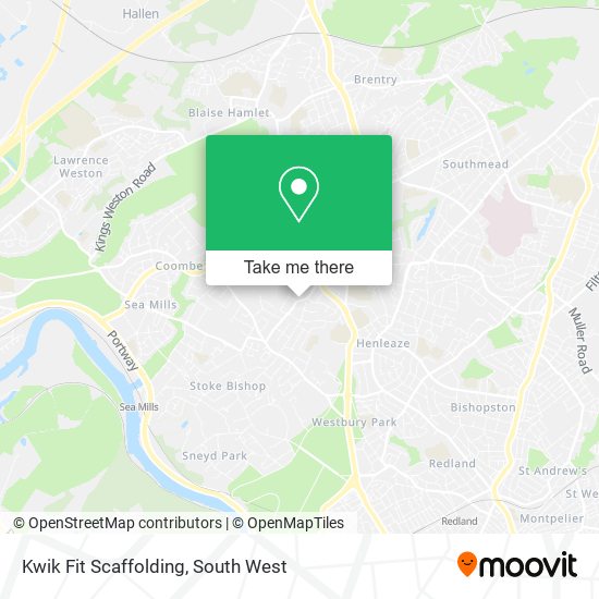 How to get to Kwik Fit Scaffolding in Bristol, City Of by Bus or Train?