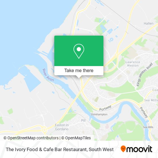 The Ivory Food & Cafe Bar Restaurant map