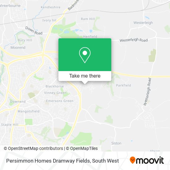 Persimmon Homes Dramway Fields map